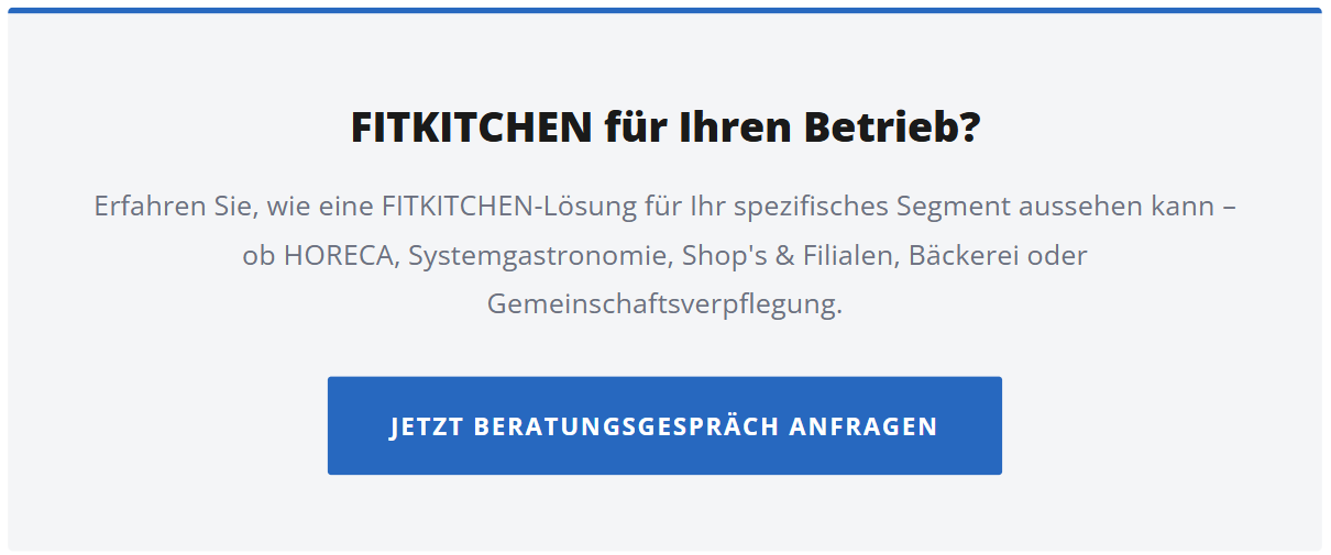 FITKITCHEN entdecken – jetzt Kontakt aufnehmen